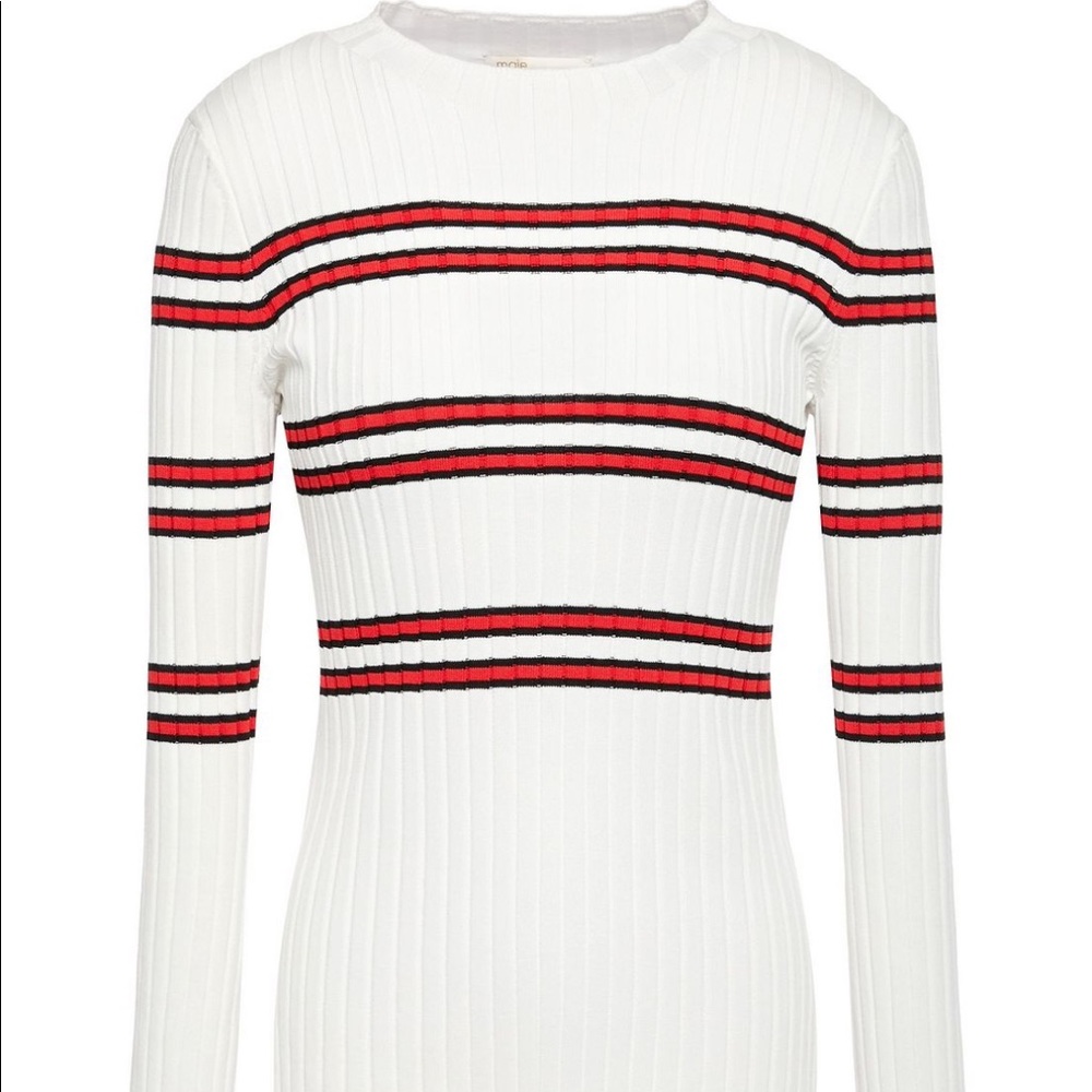 Maje Manuel Ribbed Sweater - Picture 2 of 5